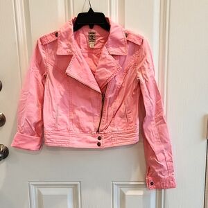 Pink Denim Jacket